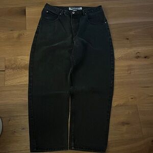 Anchor Blue Baggy Tab Mens Jeans 34